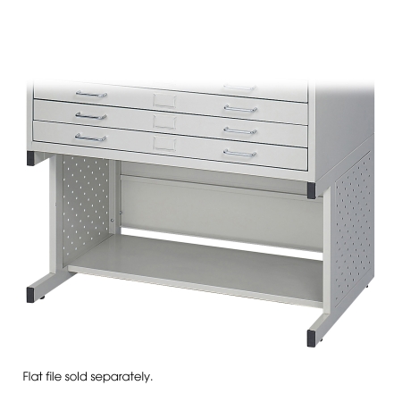 Safco 4971LG Light Gray Facil Flat File High Base-Small