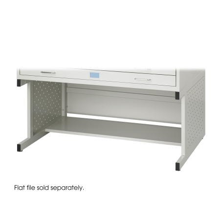 Safco 4974LG Light Gray Facil Flat File High Base-Medium