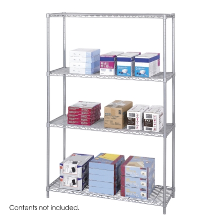 Picture of Safco 5291GR Metallic Gray Industrial Wire Shelving- 48 x 18&amp;apos;&amp;apos;