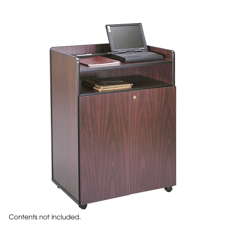 Picture of Safco 8919MH Mahogany Executive Presentation Stand