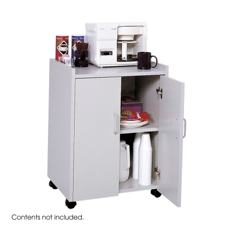 Safco 8953GR Gray Mobile Refreshment Center -  Safco Products