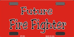 Picture of BP-006 Future Fire Fighter- Bicycle License Plate