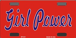 Picture of BP-031 Girl Power- Bicycle License Plate