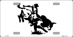 Picture of LP-1231 Bull Rider License Plate Tags