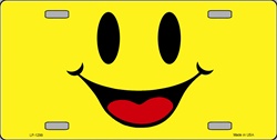 Picture of LP-1299 Happy Smiley License Plate- 68