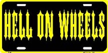 Picture of LP-1310 Hell on Wheels License Plate Tags- X407