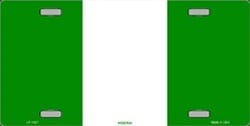 Nigeria Flag License Plate Auto Vehicle Car Tag