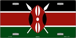 LP-1422 Kenya Flag License Plates