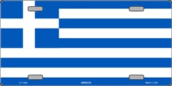 LP-1429 Greece Flag License Plates