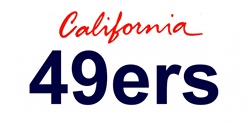 California State Background License Plates- 49ers