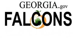 Georgia State Background License Plates- Falcons
