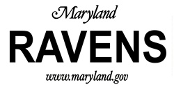 LP-2045 Maryland State Background License Plates- Ravens