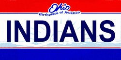 LP-2074 Ohio State Background License Plates- Indians