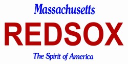 Massachusetts State Background License Plates- Red Sox