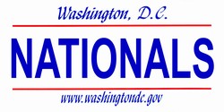 LP-2091 Washington DC State Background License Plates- Nationals