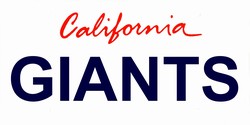 LP-2098 California State Background License Plates- Giants