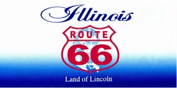 Illinois State Background License Plates- Route 66