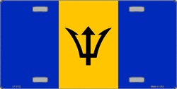 LP-2152 Barbados Flag License Plates