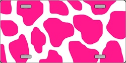 Pink Giraffe Flat Automotive License Plates Blanks for Customizing
