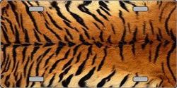 LP-2193 Tiger Flat Automotive License Plates Blanks for Customizing