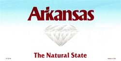 Arkansas State Background Blanks Flat- Automotive License Plates Blanks for Customizing