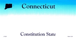 Connecticut State Background Blanks Flat- Automotive License Plates Blanks for Customizing