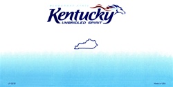 Kentucky State Background Blanks Flat- Automotive License Plates Blanks for Customizing