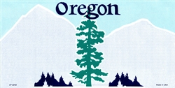 LP-2252 Oregon State Background Blanks Flat- Automotive License Plates Blanks for Customizing