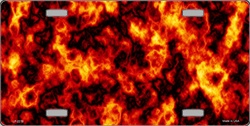 Fire Explosion Flat Automotive License Plates Blanks for Customizing