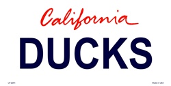 LP-2281 California State Background License Plates- Ducks