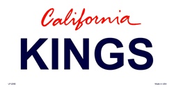 LP-2282 California State Background License Plates- Kings