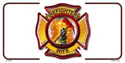 Firefighters Wife License Plates Tags