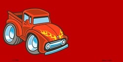 Cartoon Classic Effie Offset Flat License Plates Tags