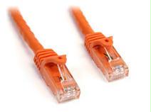 7Ft Orange Snagless Cat6 Utp Patch Cable