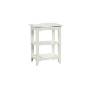 Picture of Bolton Furniture ASCA02IV Shaker Cottage 2 Shelf End Table - Ivory