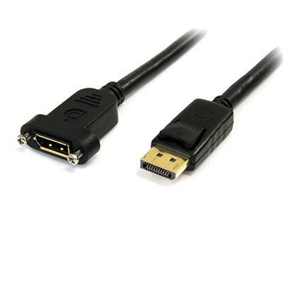 DPPNLFM3PW 3' DisplayPort Mount Cable