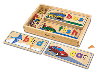 Picture of Melissa &amp; Doug LCI2940 64 Colorful Wooden Letters See and Spell