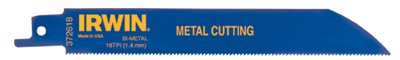 Irwin 8 In. x 0.035 In. 18 TPI Reciprocating Saw Blade 25 Pack - 372818B