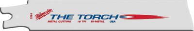 Picture of Milwaukee Electric Tools 495-48-00-8787 Super Sawzall Bld 14T 9Lg Torch