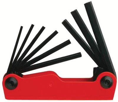 Allen 023-56115 641 8-Pc Flame Orange Allen Hex Key Set .050 Inch-5