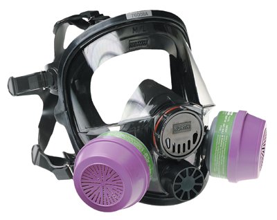 Picture of North Safety 068-760008A Medium-Large Full Face Silicone Respirator