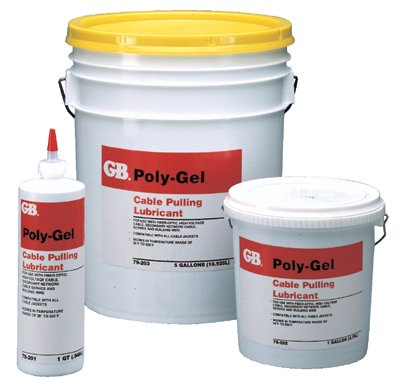 Lubricant, Pail, Poly-Oxyethylene, Water Base, 200 Degrees F Max Op Temp, Blue, 4 PK
