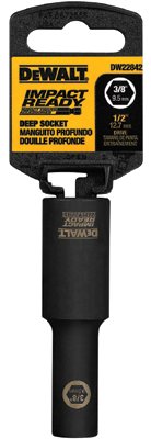 115-DW22902 3-4 Inch Deep Impact Ready Socket 1-2 Inch Drive