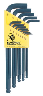 Picture of Bondhus 116-10937 Blx 13 .050-3-8 Ball-Driver L-Wrench 13 Pc Wrenc