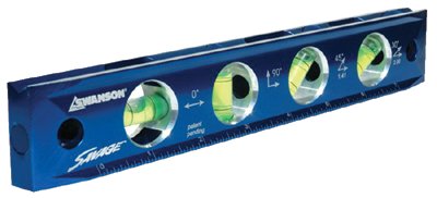 Picture of Swanson Tools 698-TL043M 9 Inch Savage Solid Billet Torpedo Level