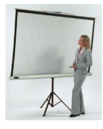 Picture of Aarco Products TPS-84 Tripod - Floor Standing Projection Screens