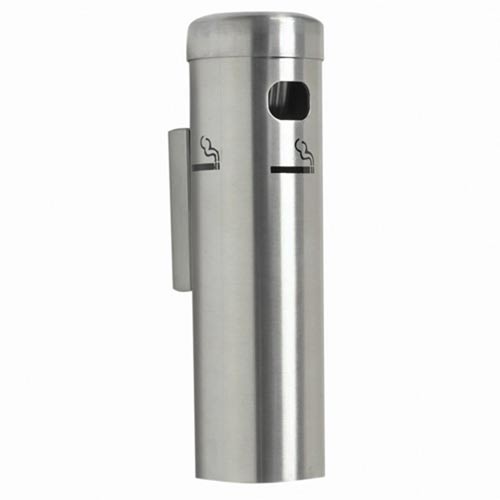 Picture of Aarco Products SS15W Wall Mounted Cigarette Receptacle - Satin