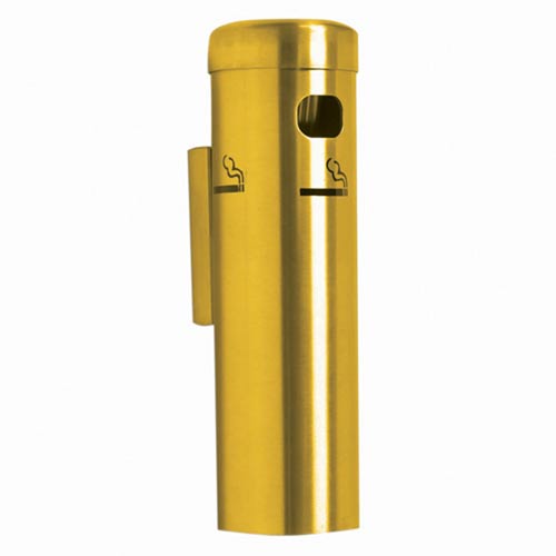 Picture of Aarco Products SC15W Wall Mounted Cigarette Receptacle - Gold