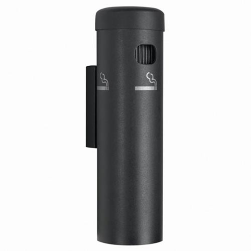 Picture of Aarco Products SB15W Wall Mounted Cigarette Receptacle - Black