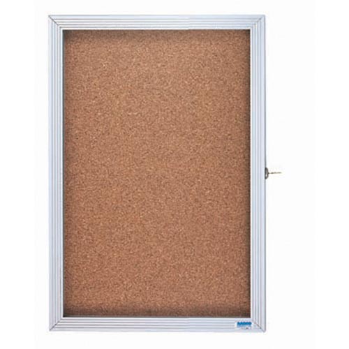Picture of Aarco Products EBC1218 1-Door Enclosed Bulletin Board Cabinet